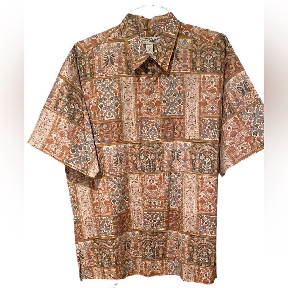 Tori Richards Vintage Style Hawaiian Luxury Shirt Size XL
